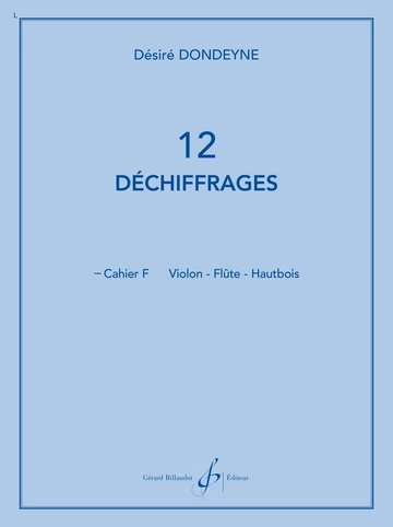 12 Déchiffrages. Supérieur. Volume F Visual